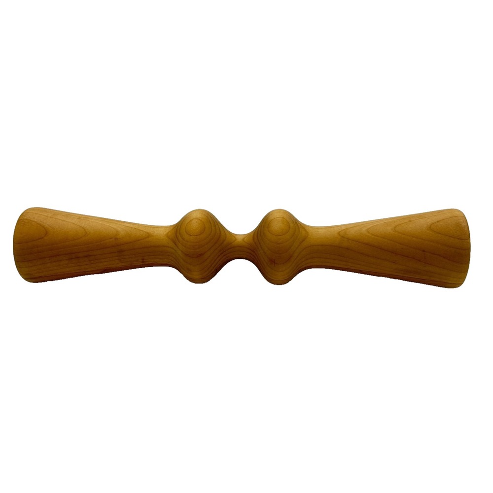 VTG Wooden Roller Muscle Release Tool Self Massager Neck and Back Pain Relief‎
